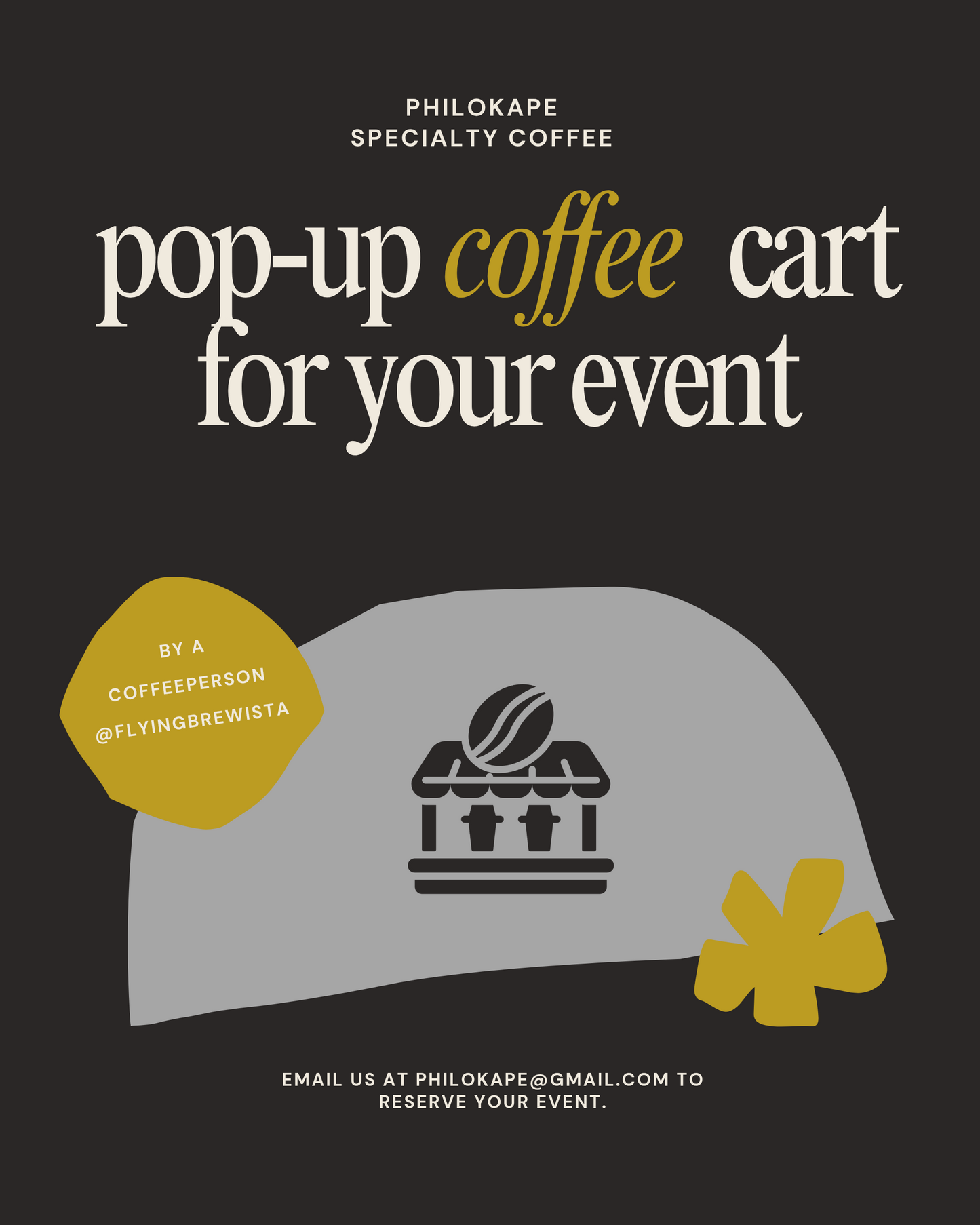 FOR 50 PAX | EVENT POP-UP COFFEE