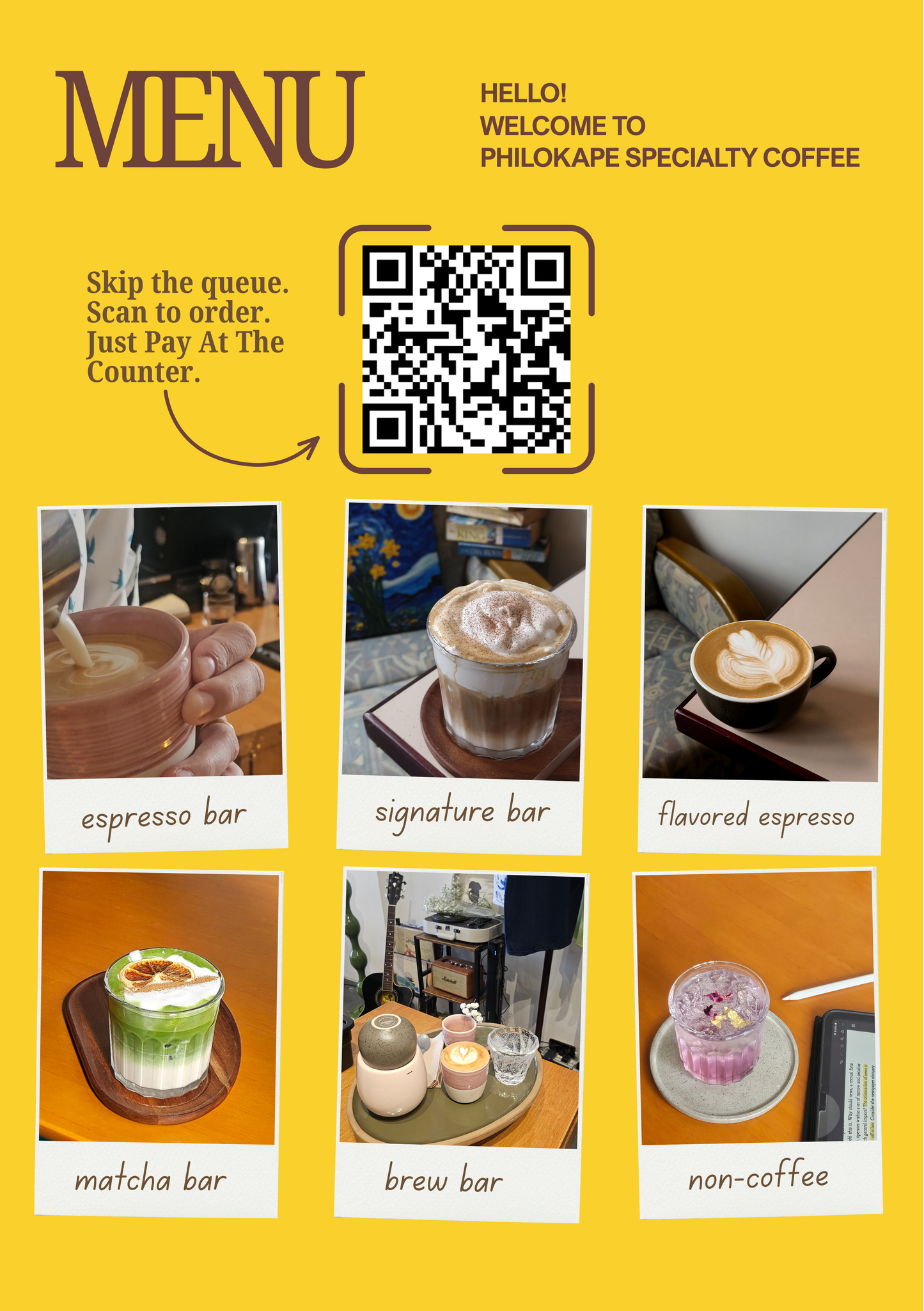 PHILOKAPE MENU