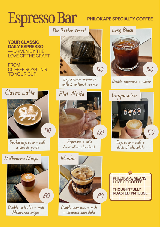 PHILOKAPE MENU