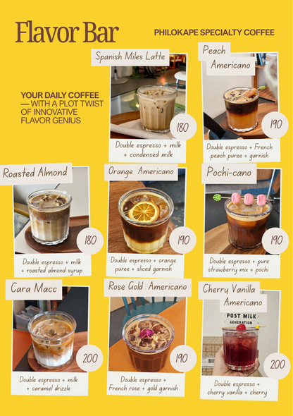 PHILOKAPE MENU